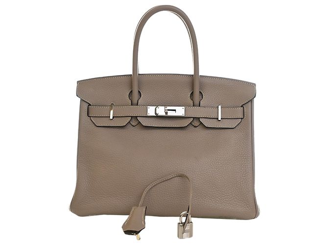 Hermès Brown Togo Birkin Retourne 30 Braun Taupe - Ansicht 15