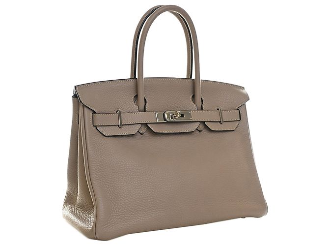 Hermès Brown Togo Birkin Retourne 30 Braun Taupe - Ansicht 3