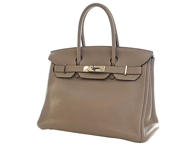 Hermès Brown Togo Birkin Retourne 30 Braun Taupe - Ansicht 4