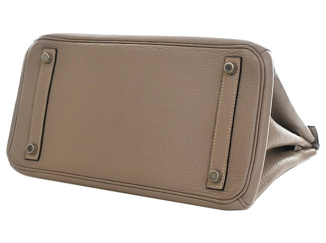 Hermès Brown Togo Birkin Retourne 30 Braun Taupe - Ansicht 6