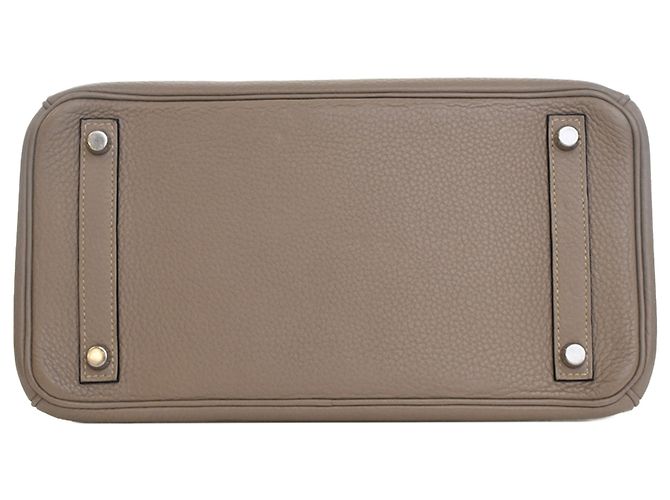 Hermès Brown Togo Birkin Retourne 30 Braun Taupe - Ansicht 7