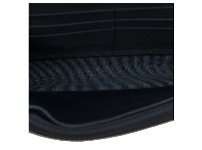 Portafoglio Chanel Black CC Quilted Patent Wallet On Chain Nero - vista 4