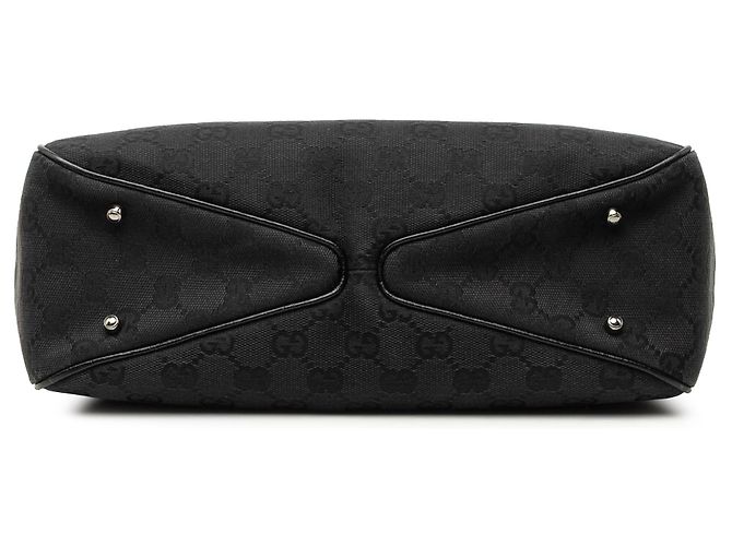 Gucci Tote aus schwarzem GG Canvas - Ansicht 3