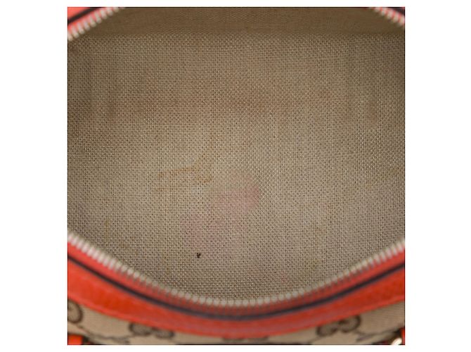 Borsa Boston Gucci Beige Small GG Canvas con cintura - vista 4