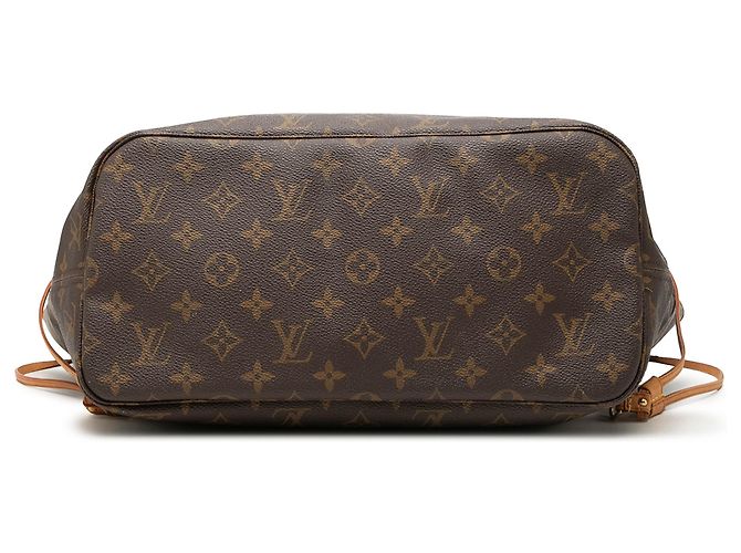 Louis Vuitton Brown Monogram Neverfull MM Marrom - vista 3