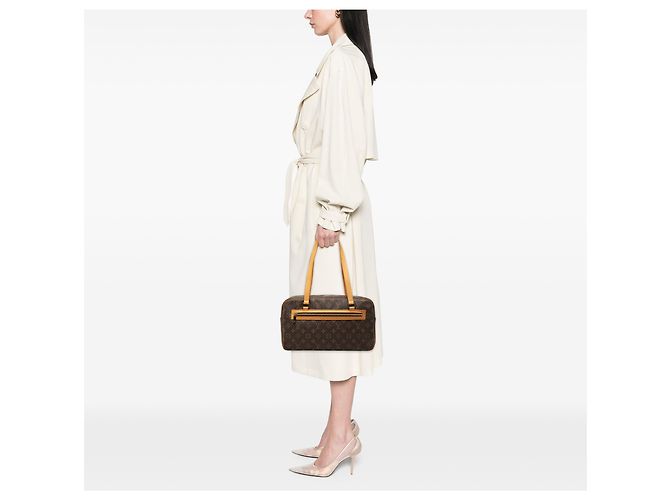 Louis Vuitton Brown Monogram Cite GM Marrom - vista 6