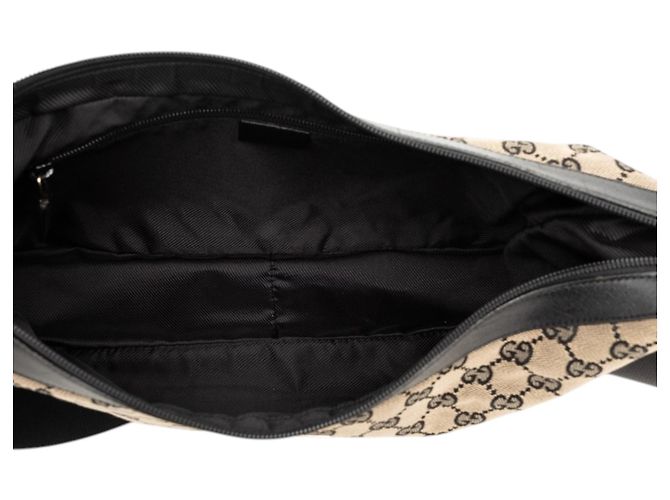 Borsa a tracolla Gucci in tela GG beige - vista 4