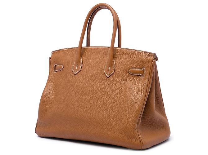 Hermès Brown Togo Birkin Retourne 35 Marrone - vista 2