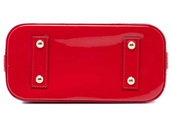 Louis Vuitton Red Monogram Vernis Alma BB Rot - Ansicht 3