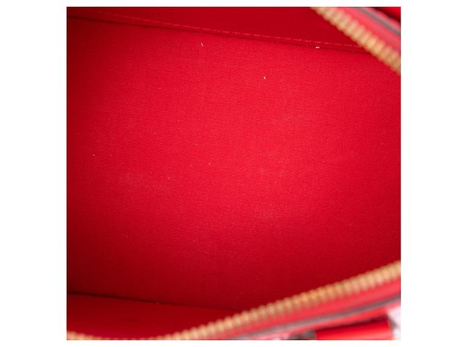 Louis Vuitton Red Monogram Vernis Alma BB Rot - Ansicht 4