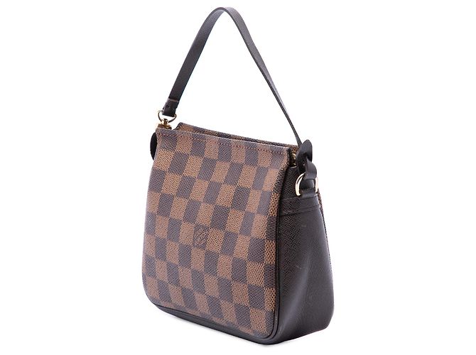 Louis Vuitton Brown Damier Ebene Trousse Pochette Marrone - vista 2