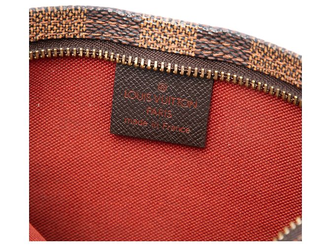 Louis Vuitton Brown Damier Ebene Trousse Pochette Marrone - vista 5