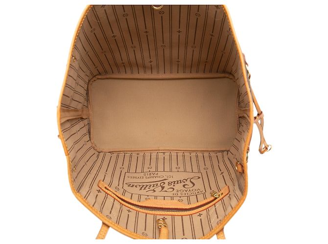 Louis Vuitton Brown Monogram Neverfull MM Marrom - vista 4