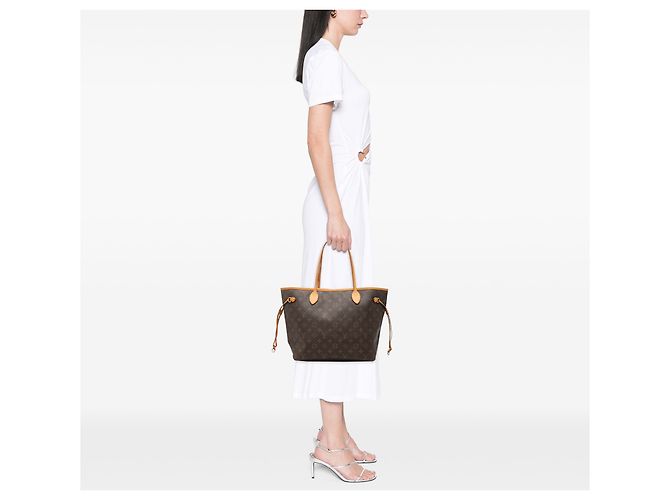 Louis Vuitton Brown Monogram Neverfull MM Marrom - vista 6