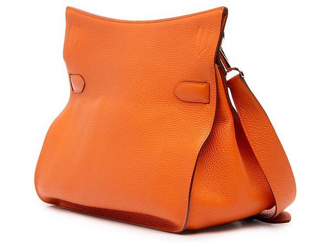 Hermès Orange Clemence Jypsiere 34 Naranja - vista 2