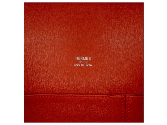 Hermès Orange Clemence Jypsiere 34 Naranja - vista 5