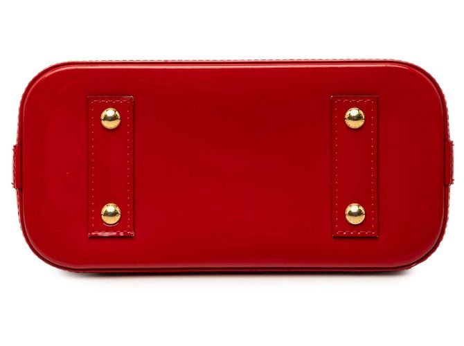 Louis Vuitton Red Monogram Vernis Alma BB Rot - Ansicht 3