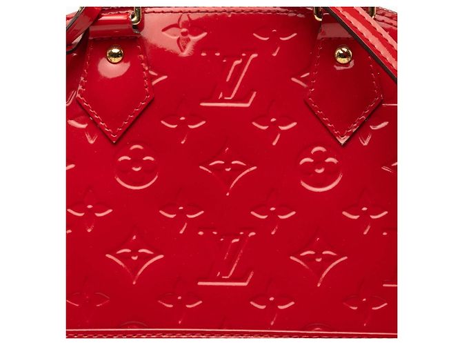 Louis Vuitton Red Monogram Vernis Alma BB Rot - Ansicht 6