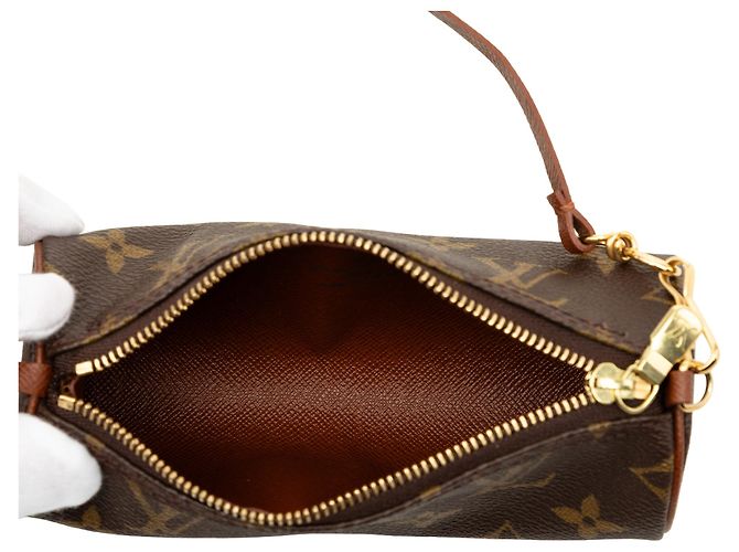 Louis Vuitton Pochette Papillon Monogram Marrone - vista 4