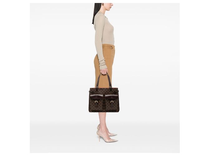 Louis Vuitton Brown Damier Ebene Uzes Braun - Ansicht 8