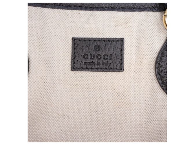 Borsa Tote Gucci Ophidia piccola in pelle di vitello nera Nero - vista 5