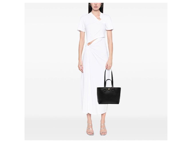 Borsa Tote Gucci Ophidia piccola in pelle di vitello nera Nero - vista 6