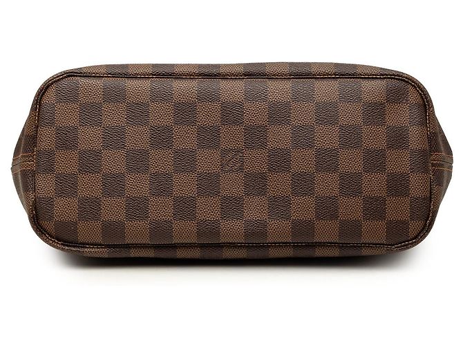 Louis Vuitton Brown Damier Ebene Neverfull PM Marrone - vista 3
