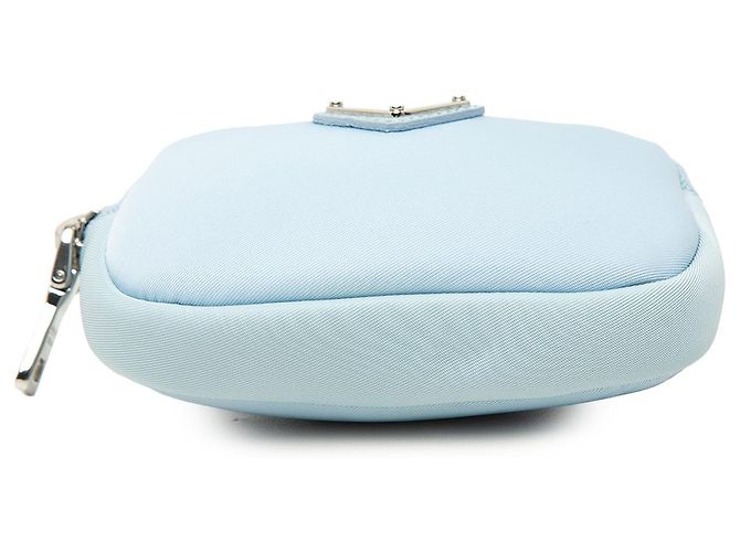 Bolsa Tiracolo Mini Tessuto Azul Prada Azul claro - vista 3