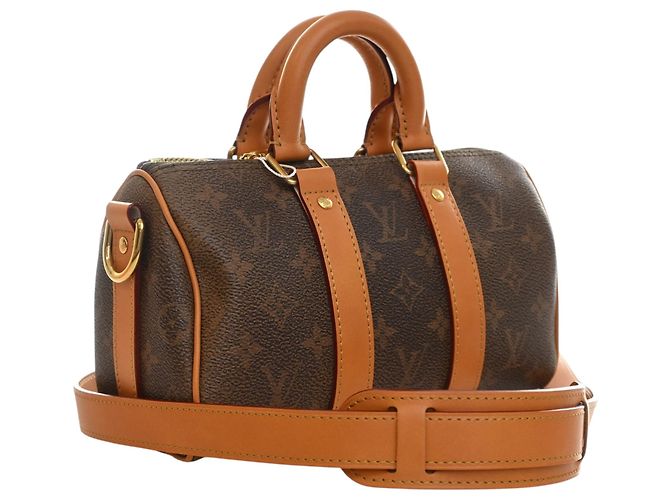 Louis Vuitton Brown Monogram Dust Keepall Bandouliere 25 Braun - Ansicht 2