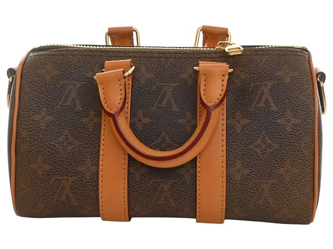 Louis Vuitton Brown Monogram Dust Keepall Bandouliere 25 Braun - Ansicht 4