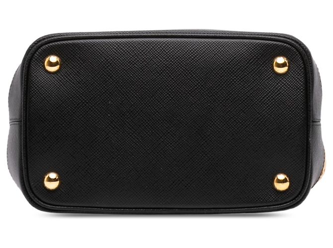 Bolsa Panier Paglia Prada Beige Medium com acabamento em Saffiano - vista 3