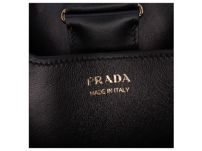 Bolsa Panier Paglia Prada Beige Medium com acabamento em Saffiano - vista 5