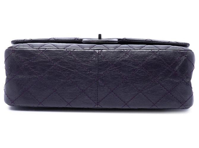 Chanel Purple Quilted Aged Calfskin Reissue 2.55 Double Flap 226 Porpora - vista 3