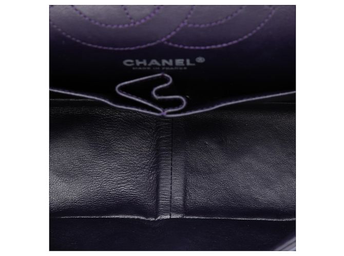 Chanel Purple Quilted Aged Calfskin Reissue 2.55 Double Flap 226 Porpora - vista 4
