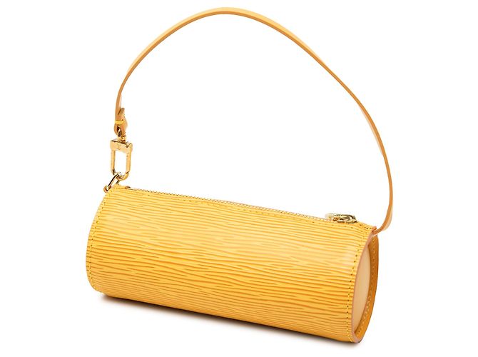 Louis Vuitton Yellow Epi Pochette Soufflot Giallo - vista 2