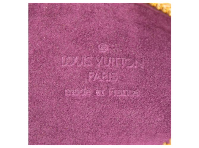 Louis Vuitton Yellow Epi Pochette Soufflot Giallo - vista 5
