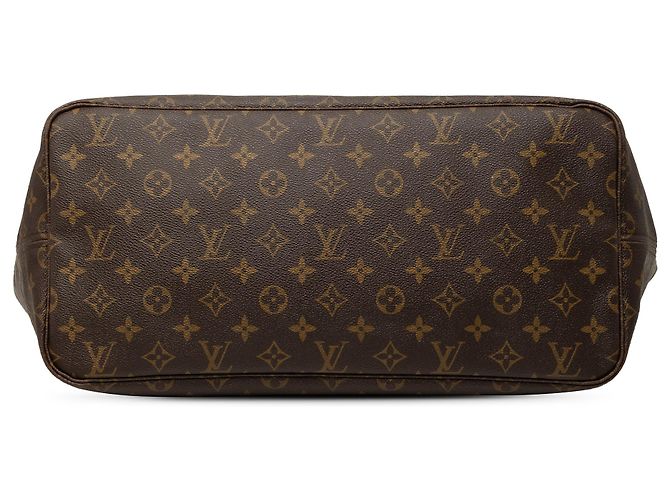 Louis Vuitton Brown Monogram Neverfull GM Marron - vue 3