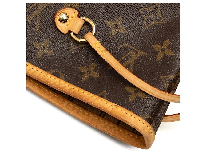 Louis Vuitton Brown Monogram Neverfull GM Marron - vue 6