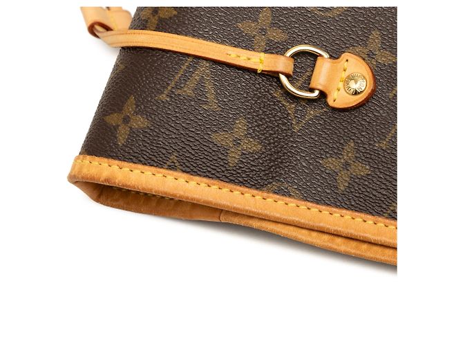 Louis Vuitton Brown Monogram Neverfull GM Marron - vue 7