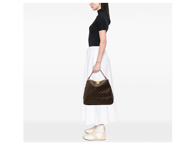 Louis Vuitton Brown Monogram Delightful MM Marrom - vista 6