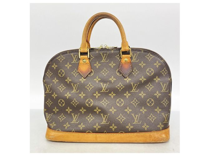 Sac à main Louis Vuitton Monogram Alma Marron - vue 12