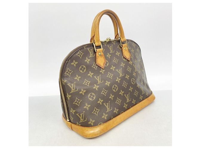 Sac à main Louis Vuitton Monogram Alma Marron - vue 2