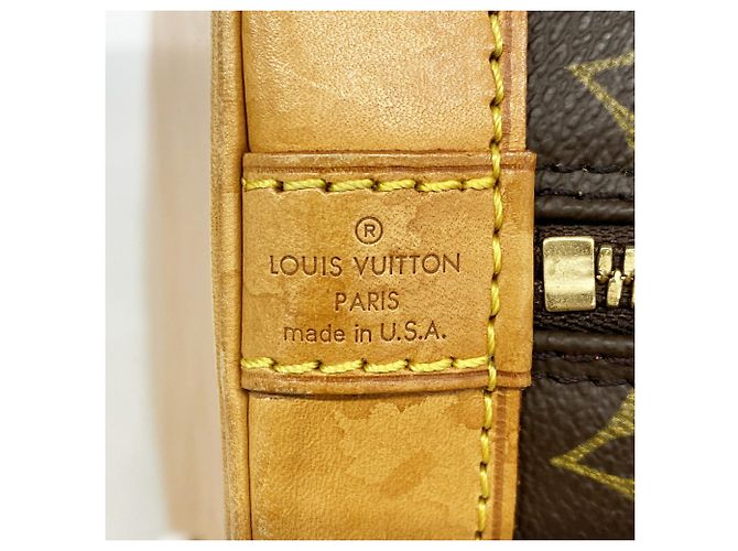 Sac à main Louis Vuitton Monogram Alma Marron - vue 5