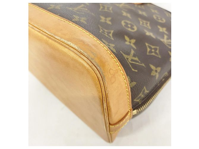 Sac à main Louis Vuitton Monogram Alma Marron - vue 6