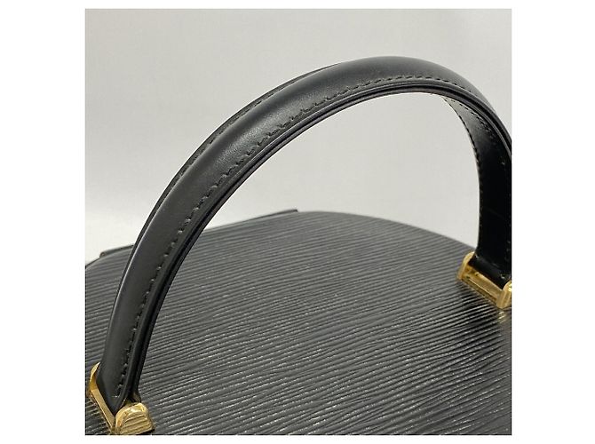 Borsa Louis Vuitton Epi Cannes in Noir Nero - vista 8