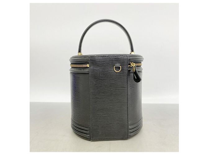 Borsa Louis Vuitton Epi Cannes in Noir Nero - vista 9