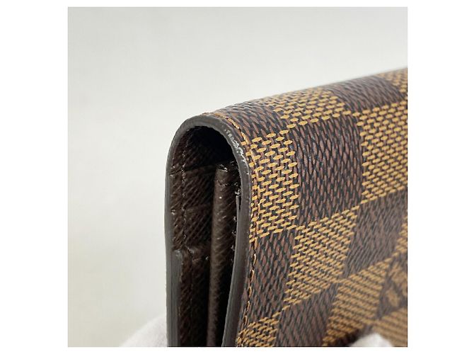 Louis Vuitton Damier Portefeuille Brazza Long Wallet Damier ebene - vista 5