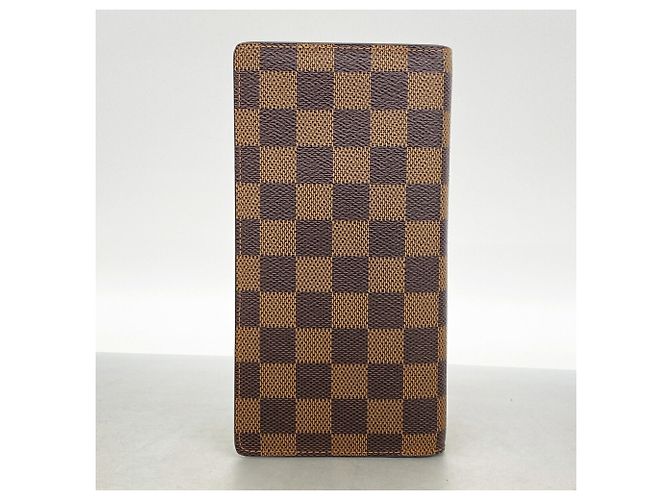 Louis Vuitton Damier Portefeuille Brazza Long Wallet Damier ebene - vista 7