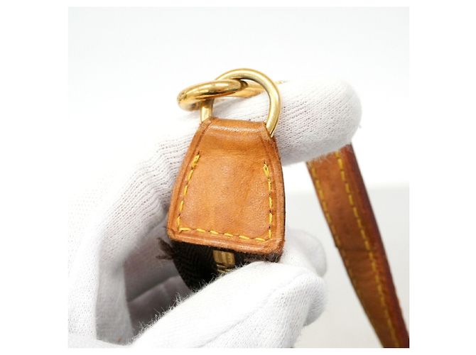 Louis Vuitton Monogram Pochette Accessoires Schultertasche Braun - Ansicht 10