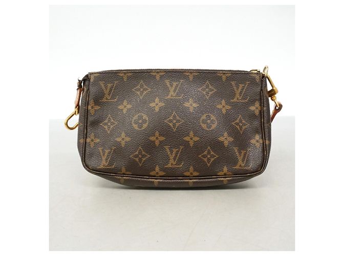 Louis Vuitton Monogram Pochette Accessoires Schultertasche Braun - Ansicht 11